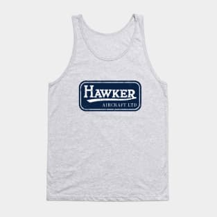 Hawker Aircraft Logo Tank Top